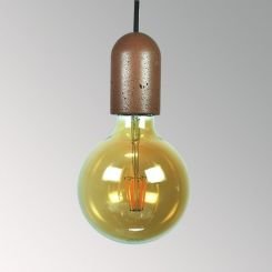 Бетонный светильник "БОЧОНОК" (коричневый) - 01104BR