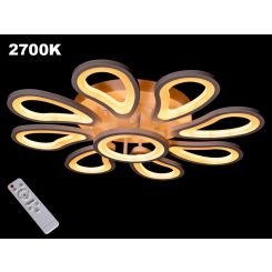 Потолочная LED-люстра с диммером Diasha 8075-8+1WHDIMMER2