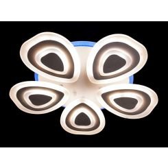 Потолочная LED-люстра с диммером и подсветкой Diasha MX2295-5WHLEDDIMMER